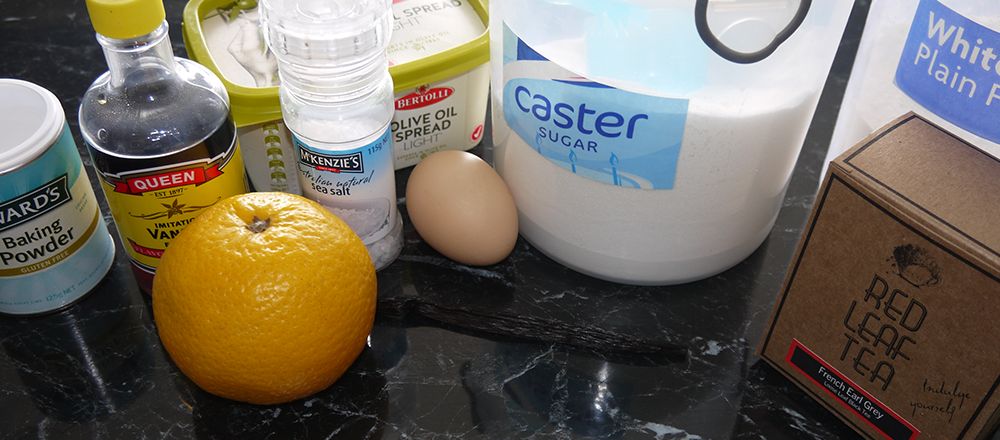 French Earl Grey Cookie Ingredients