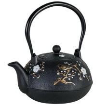 Cast Iron Cherry Blossom Teapot